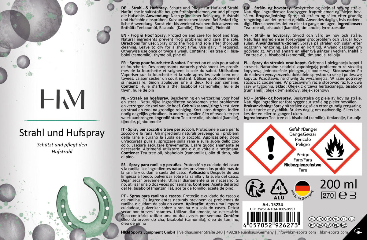Strahl- & Hufspray, 200 ml 15234 – pflegt die Hufsohle – Bild 4