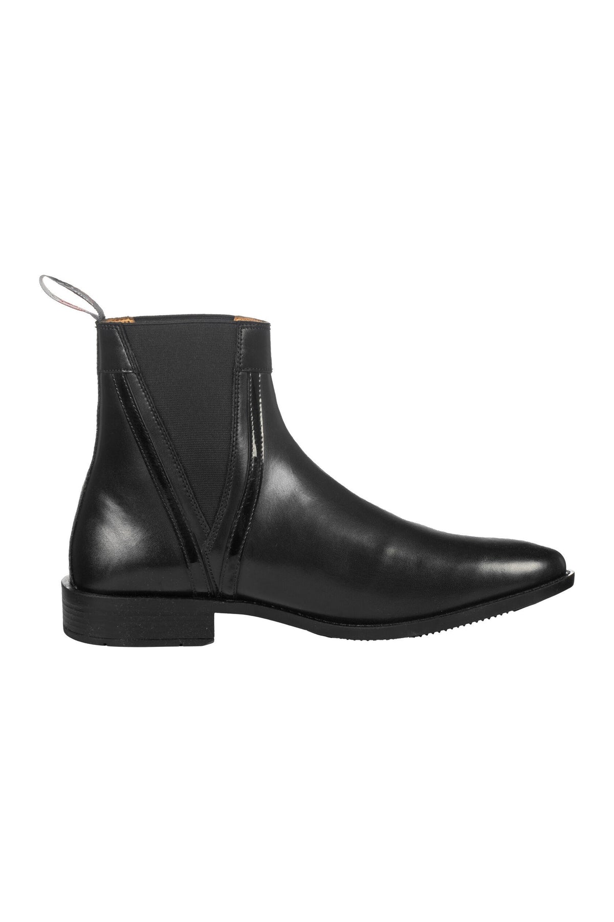 Jodhpur Stiefelette Lack – elastische Anti-Rutsch-Gummisohle mit Absatz – Bild 4