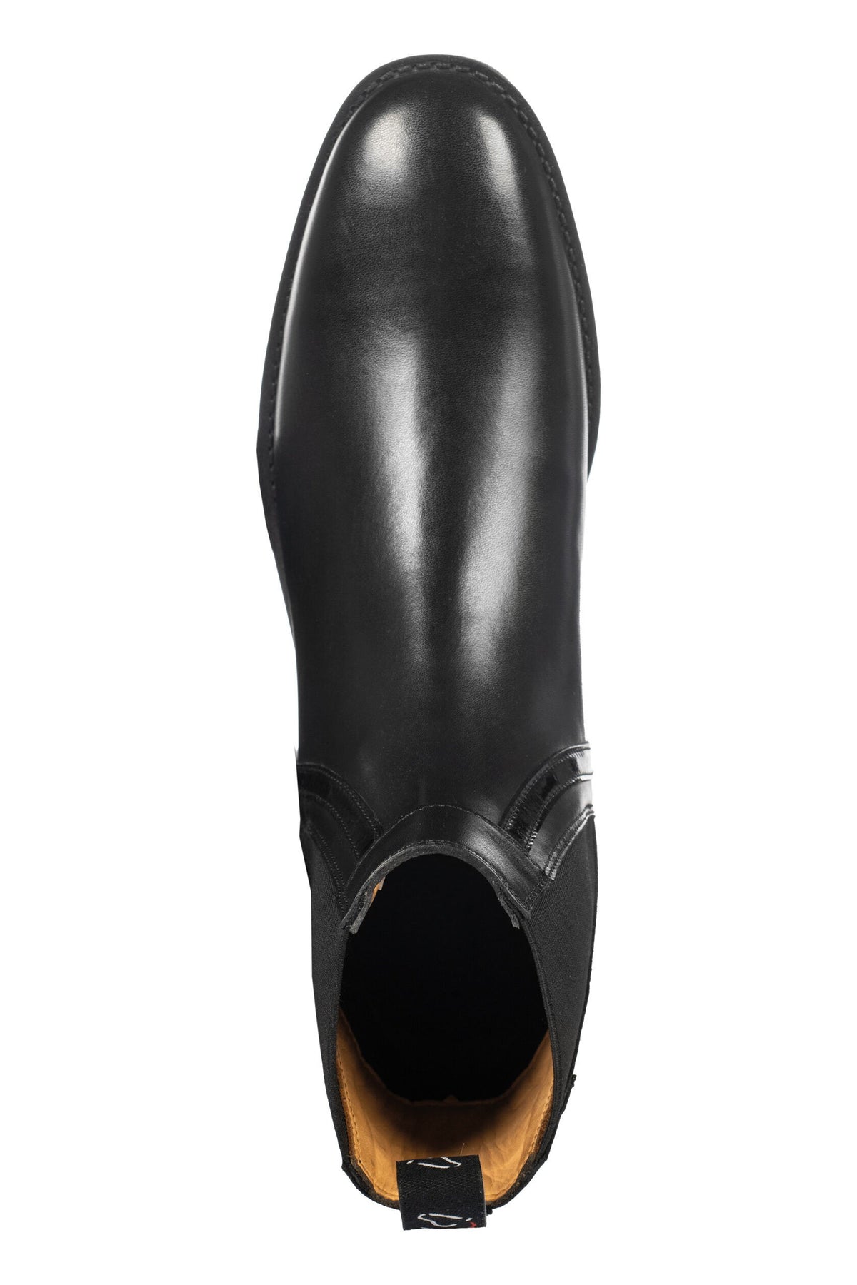 Jodhpur Stiefelette Lack – elastische Anti-Rutsch-Gummisohle mit Absatz – Bild 6