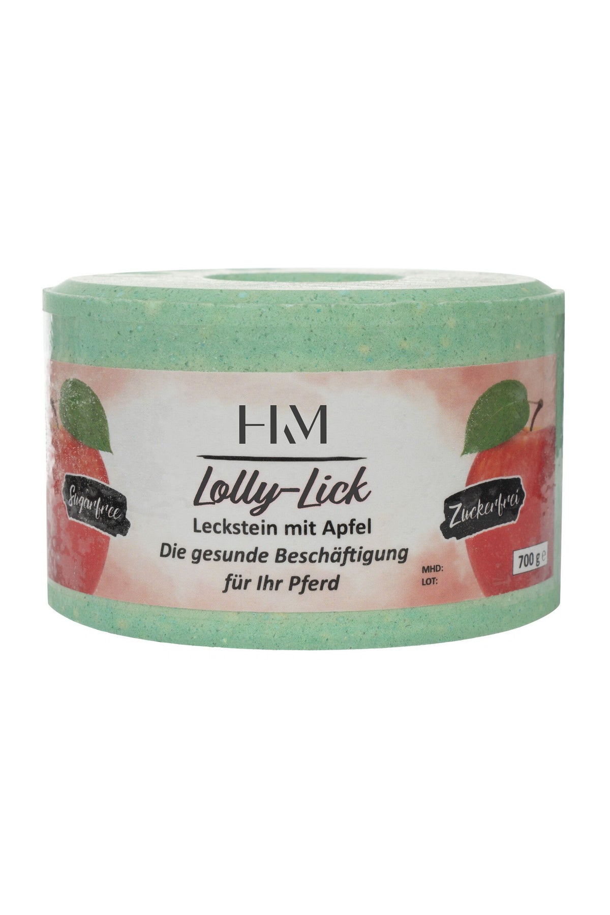 Leckstein Lolly Lick – Apfel – Bild 1