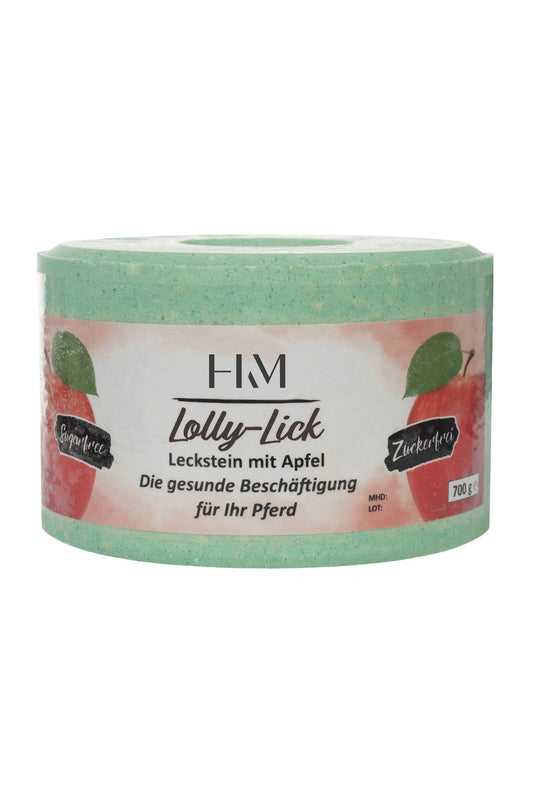 Leckstein Lolly Lick – Apfel – Bild 1