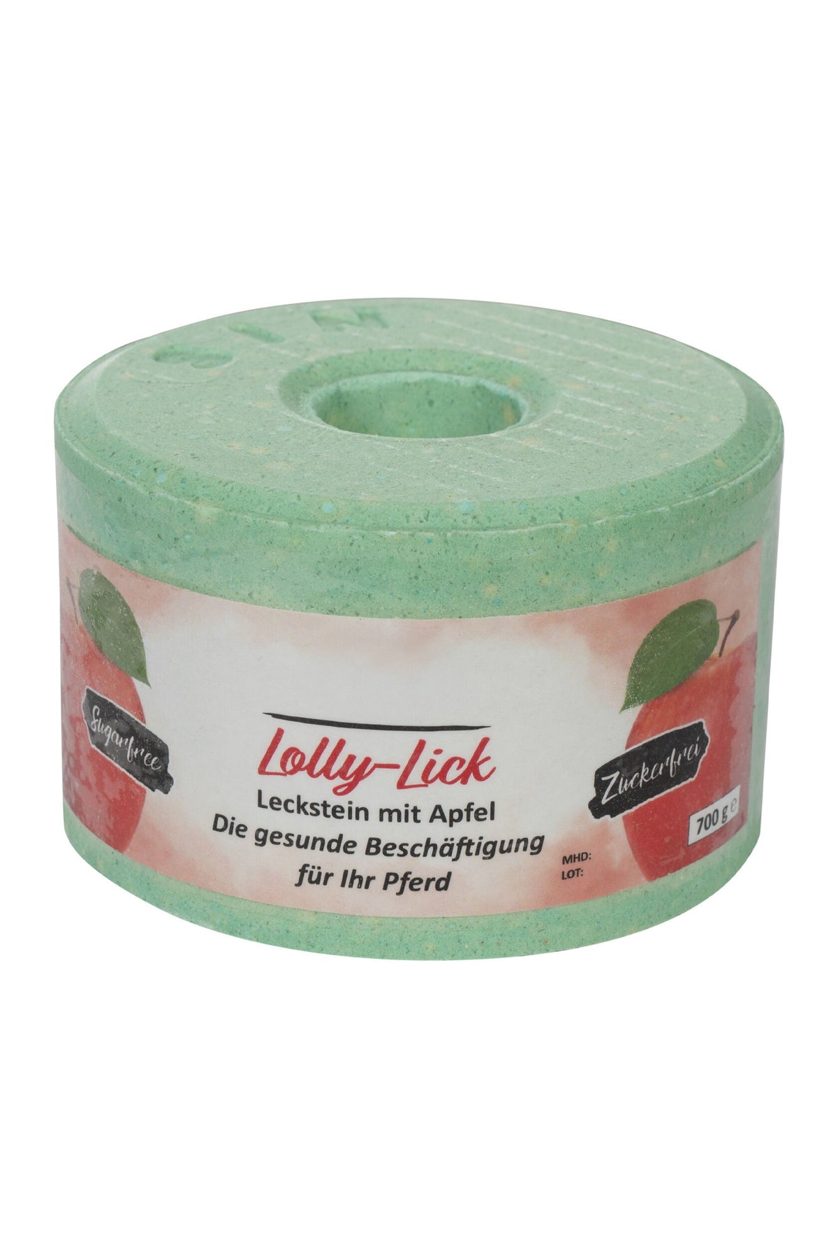 Leckstein Lolly Lick – Apfel – Bild 2