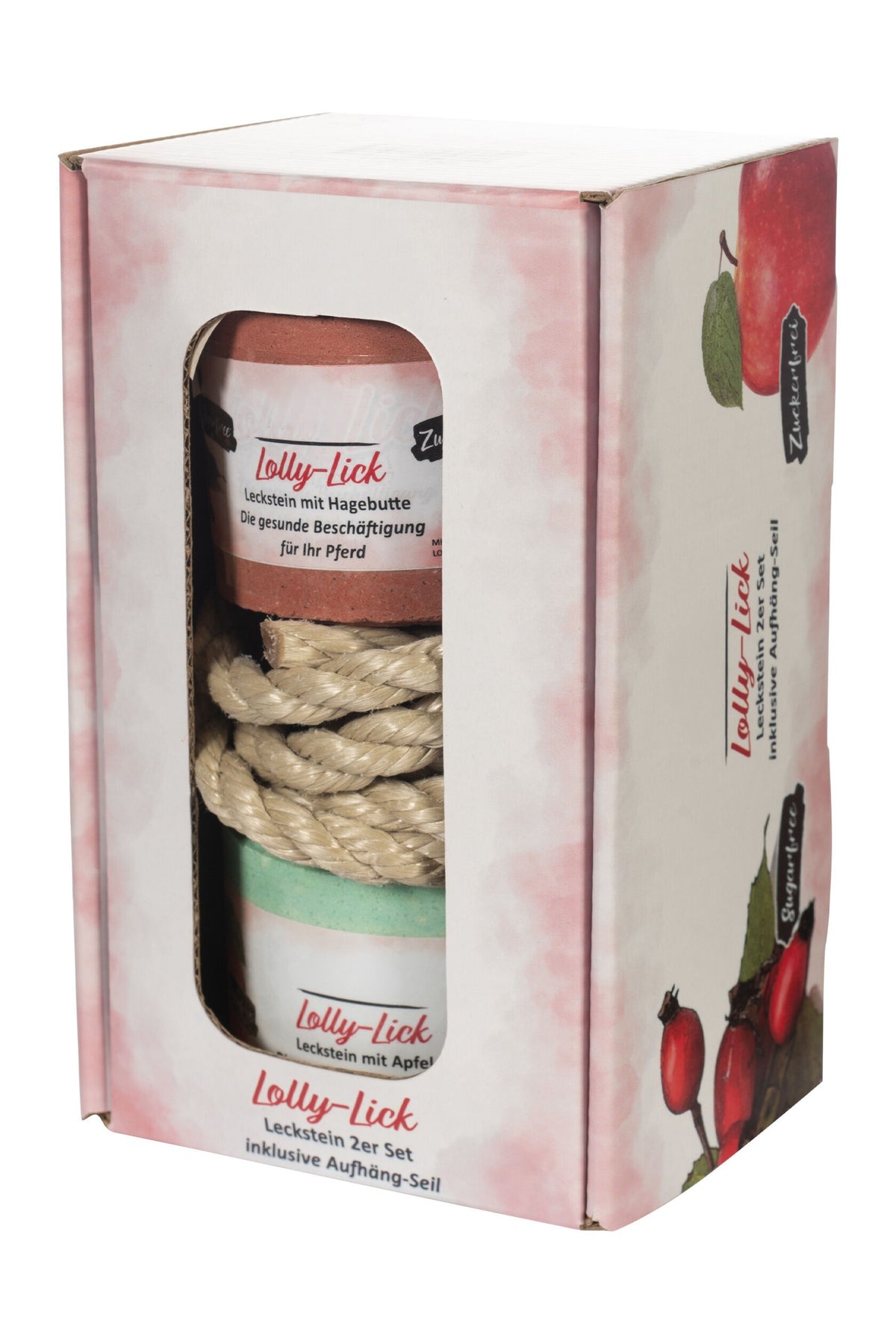 Leckstein 2er Set Lolly Lick – inkl. Aufhäng-Seil – Bild 3