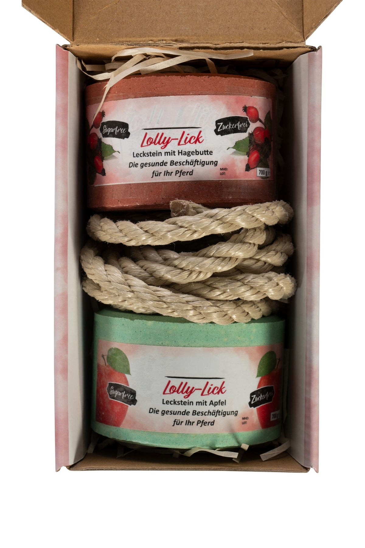 Leckstein 2er Set Lolly Lick – inkl. Aufhäng-Seil – Bild 6