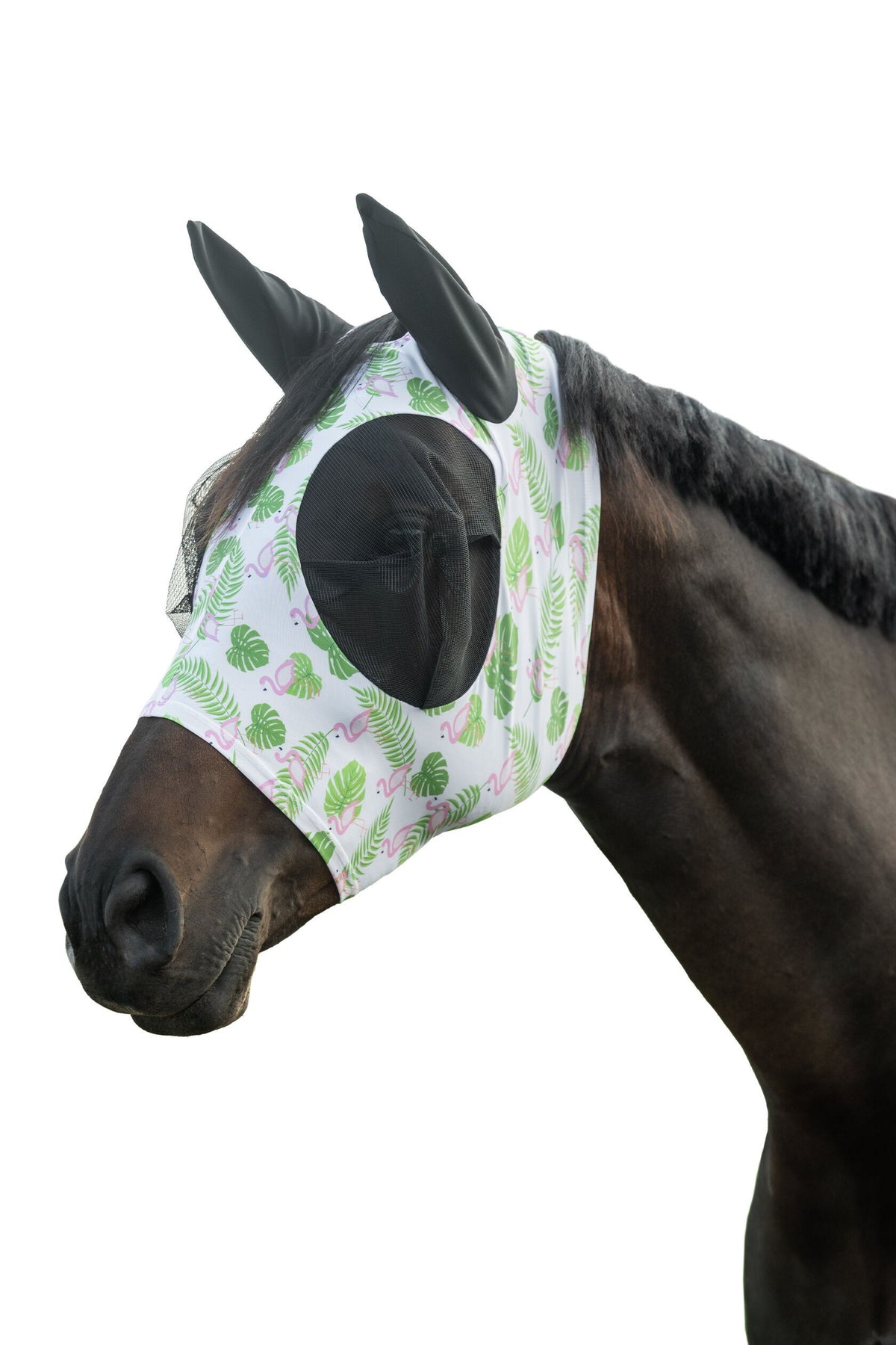 Fliegenschutzmaske Flamingo Elastic – elastisch – Bild 1