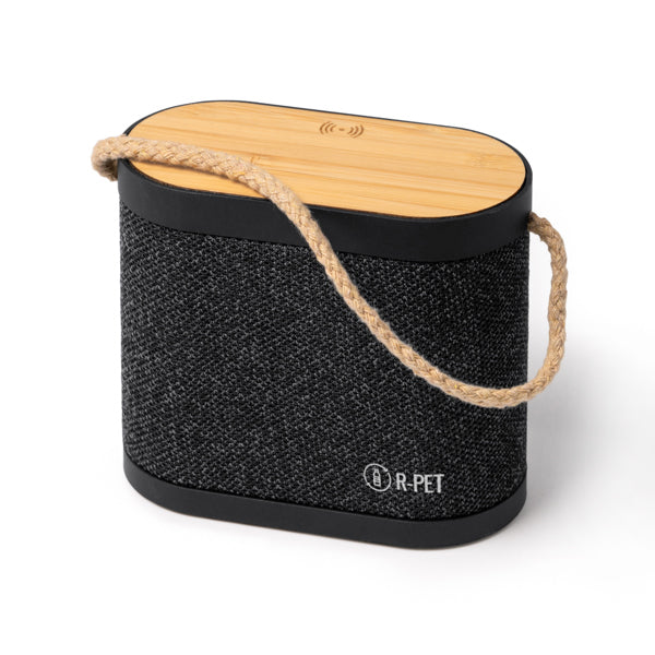 BLUETOOTH-LAUTSPRECHER BIANKI – aus Bambus und RPET aus recyceltem Polyester – Bild 2