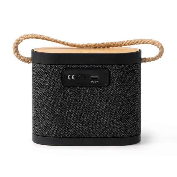 BLUETOOTH-LAUTSPRECHER BIANKI – aus Bambus und RPET aus recyceltem Polyester – Bild 4