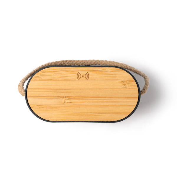 BLUETOOTH-LAUTSPRECHER BIANKI – aus Bambus und RPET aus recyceltem Polyester – Bild 5