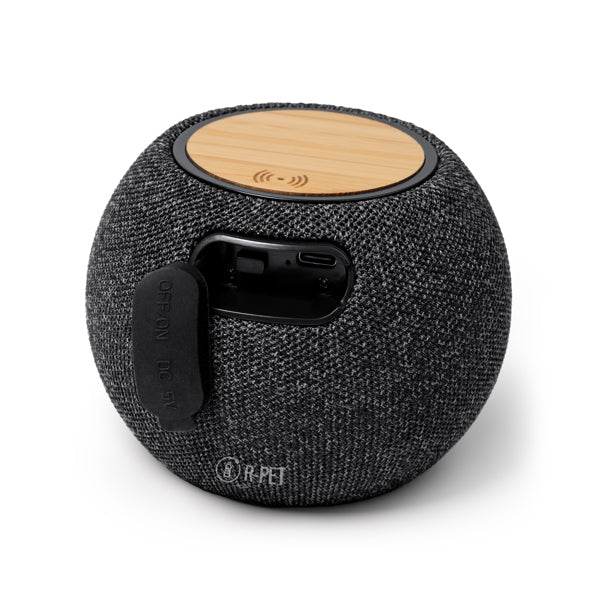 BLUETOOTH-LAUTSPRECHER BANDINI – aus Bambus und RPET aus recyceltem Polyester – Bild 4