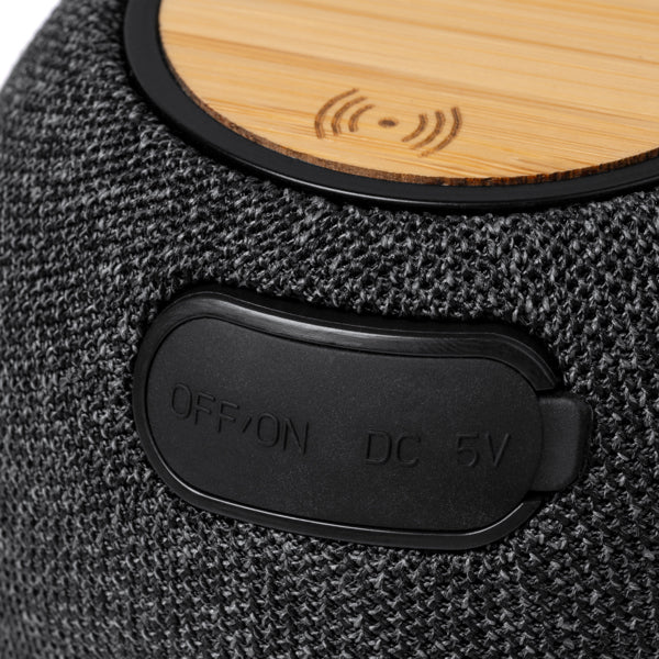 BLUETOOTH-LAUTSPRECHER BANDINI – aus Bambus und RPET aus recyceltem Polyester – Bild 5