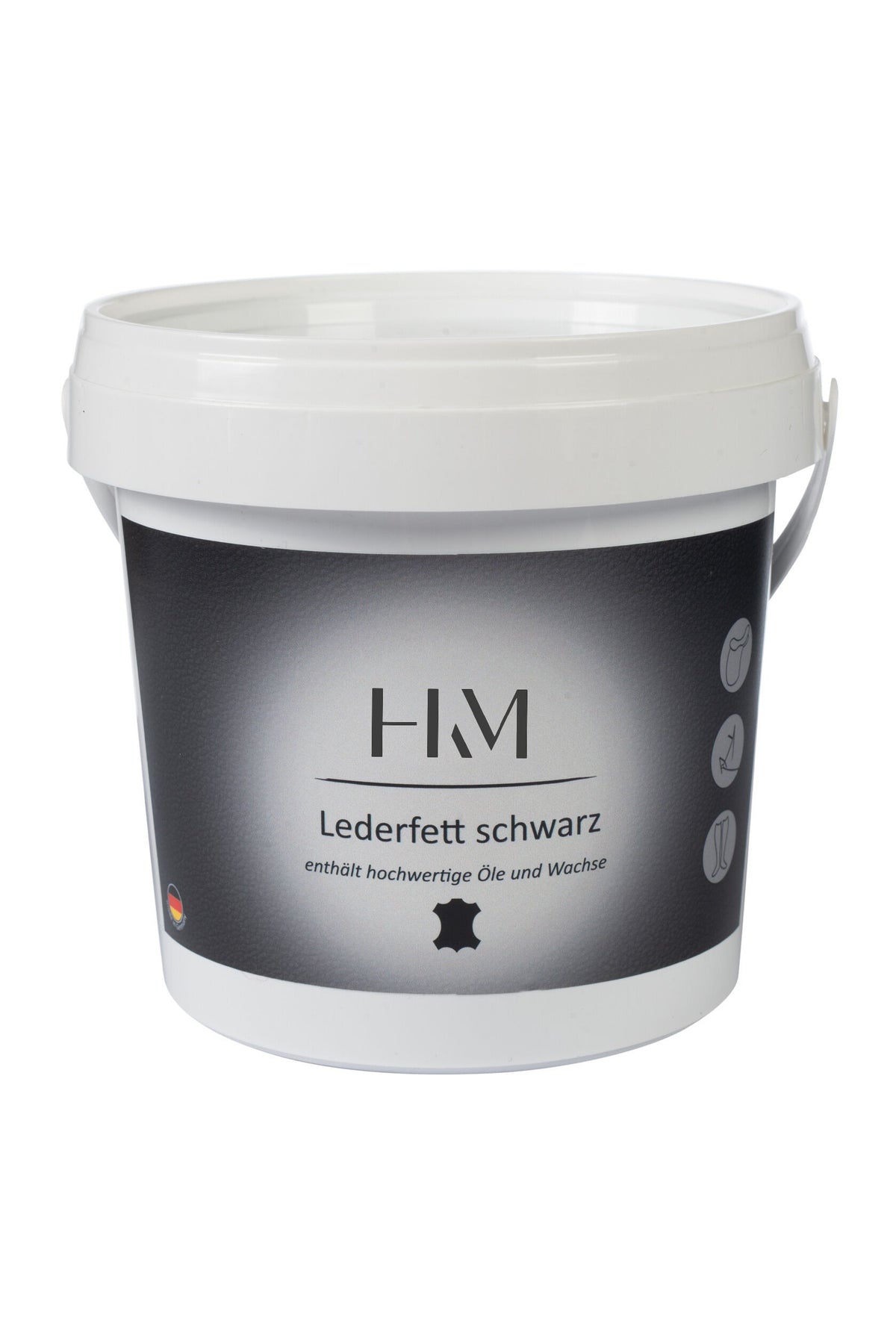 Lederfett schwarz 500 ml 15460 – eignet sich für Glattleder aller Art – Bild 1