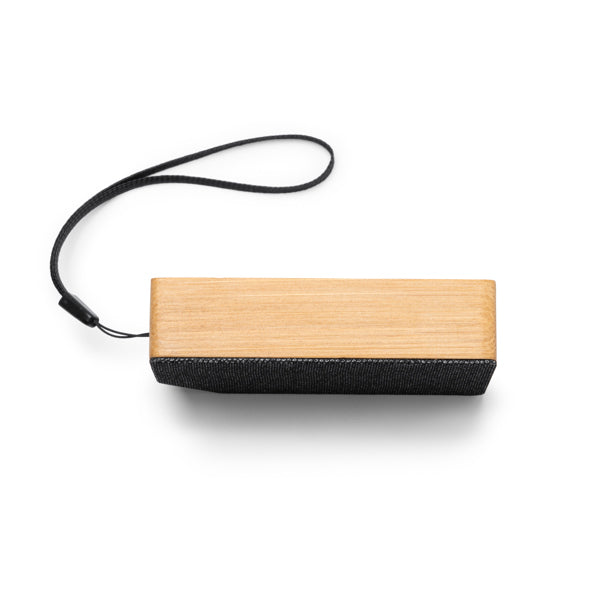 BLUETOOTH-LAUTSPRECHER YUNKER – aus Recyceltes RPET-Polyester und Bambus. – Bild 5
