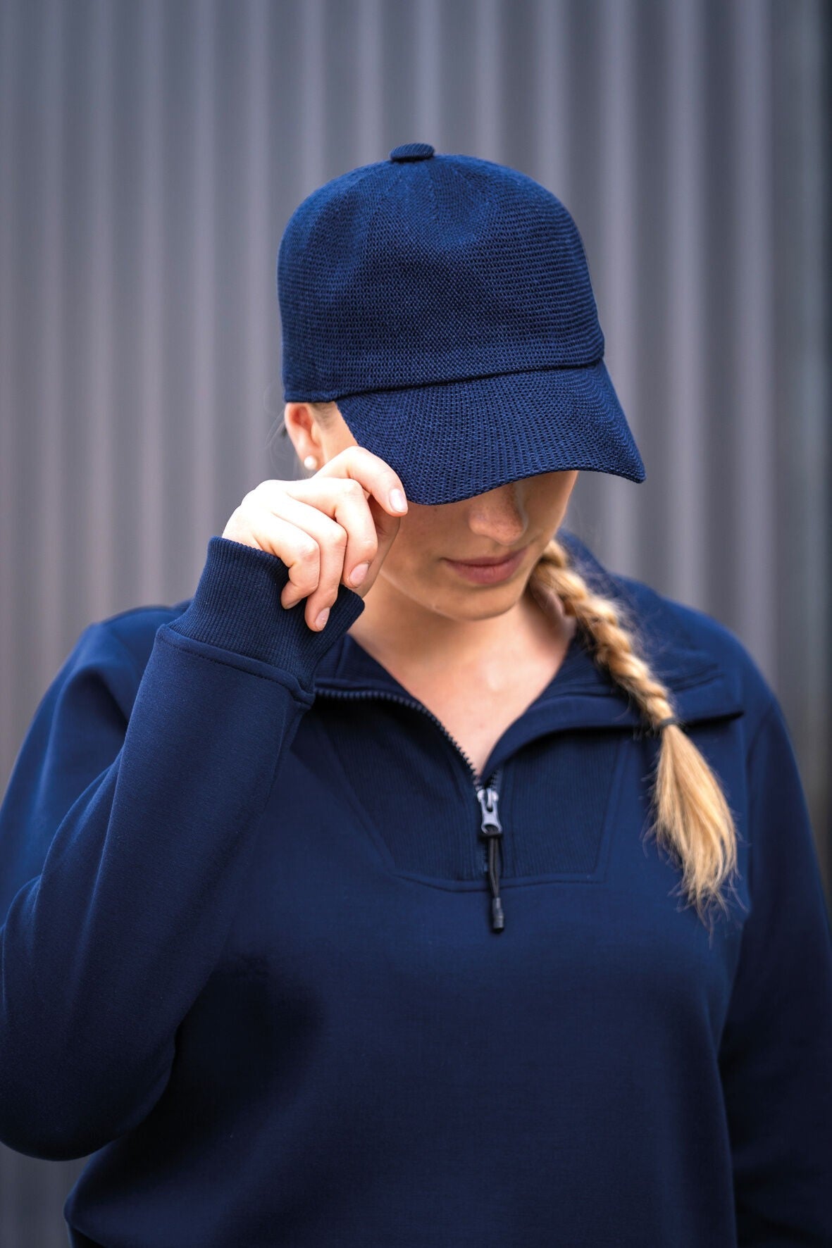 Basecap Malin – grobe Maschenstruktur – Bild 7