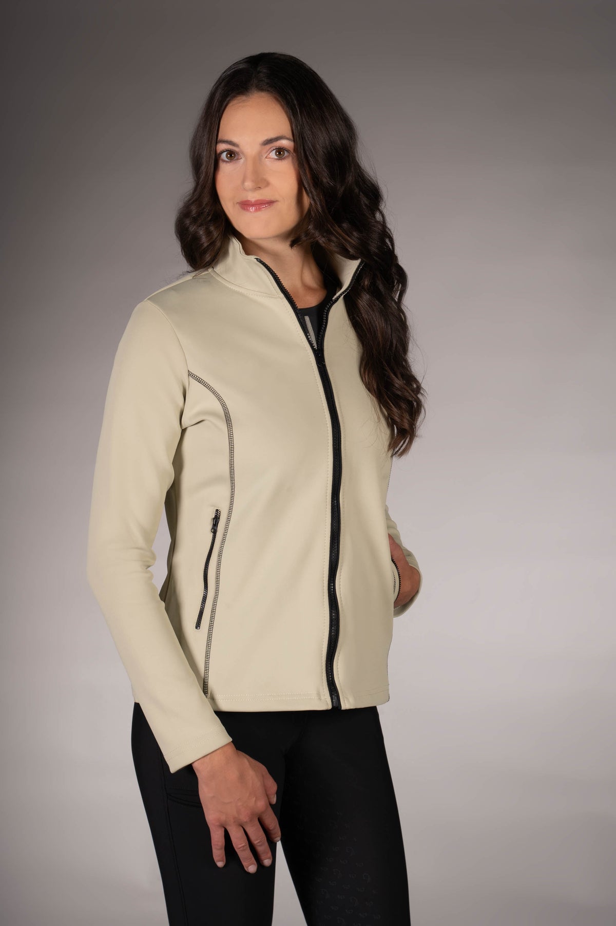 Sweatjacke Limone – atmungsaktiv – Bild 3