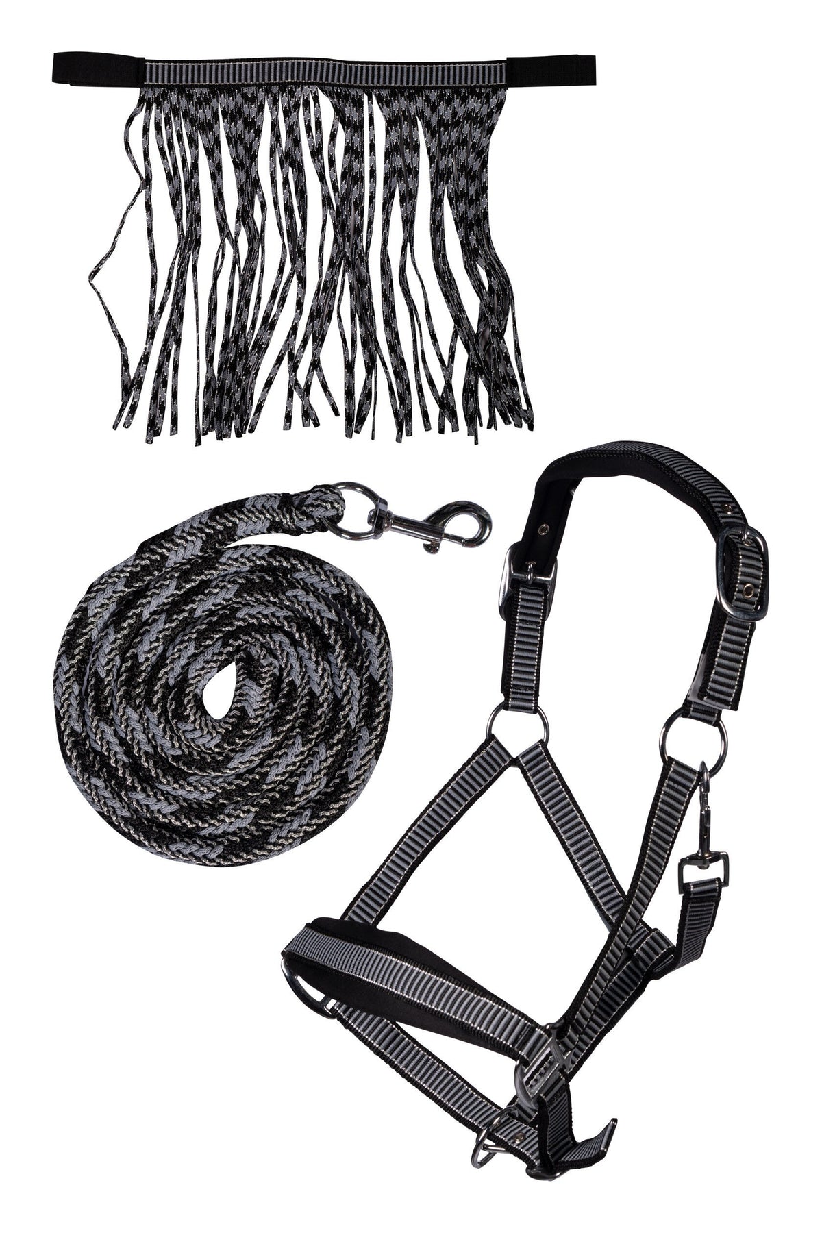 Halfter-Set Lilly – mit Karabiner & Fliegenfransen – Bild 1