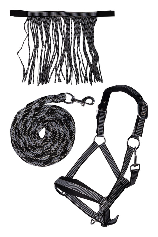 Halfter-Set Lilly – mit Karabiner & Fliegenfransen – Bild 1