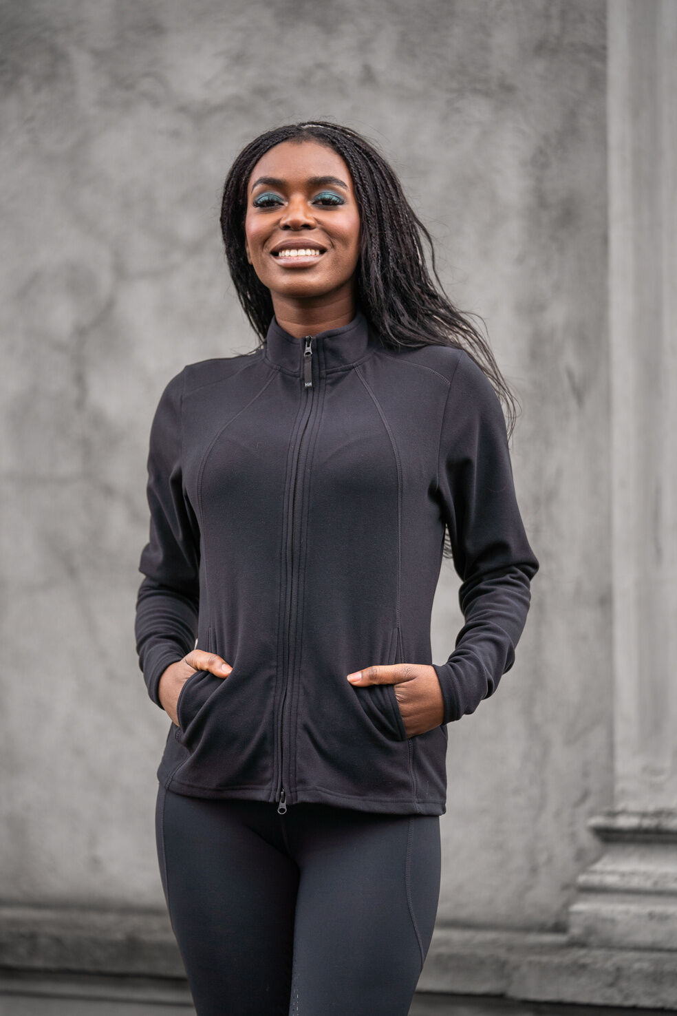 Fleecejacke Knitti – elastisch – Bild 9