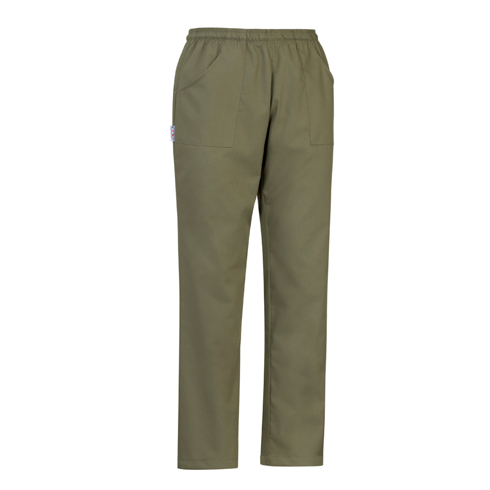 Unisex-Kochhose Coulisse Pocket – Olive green – Bild 1