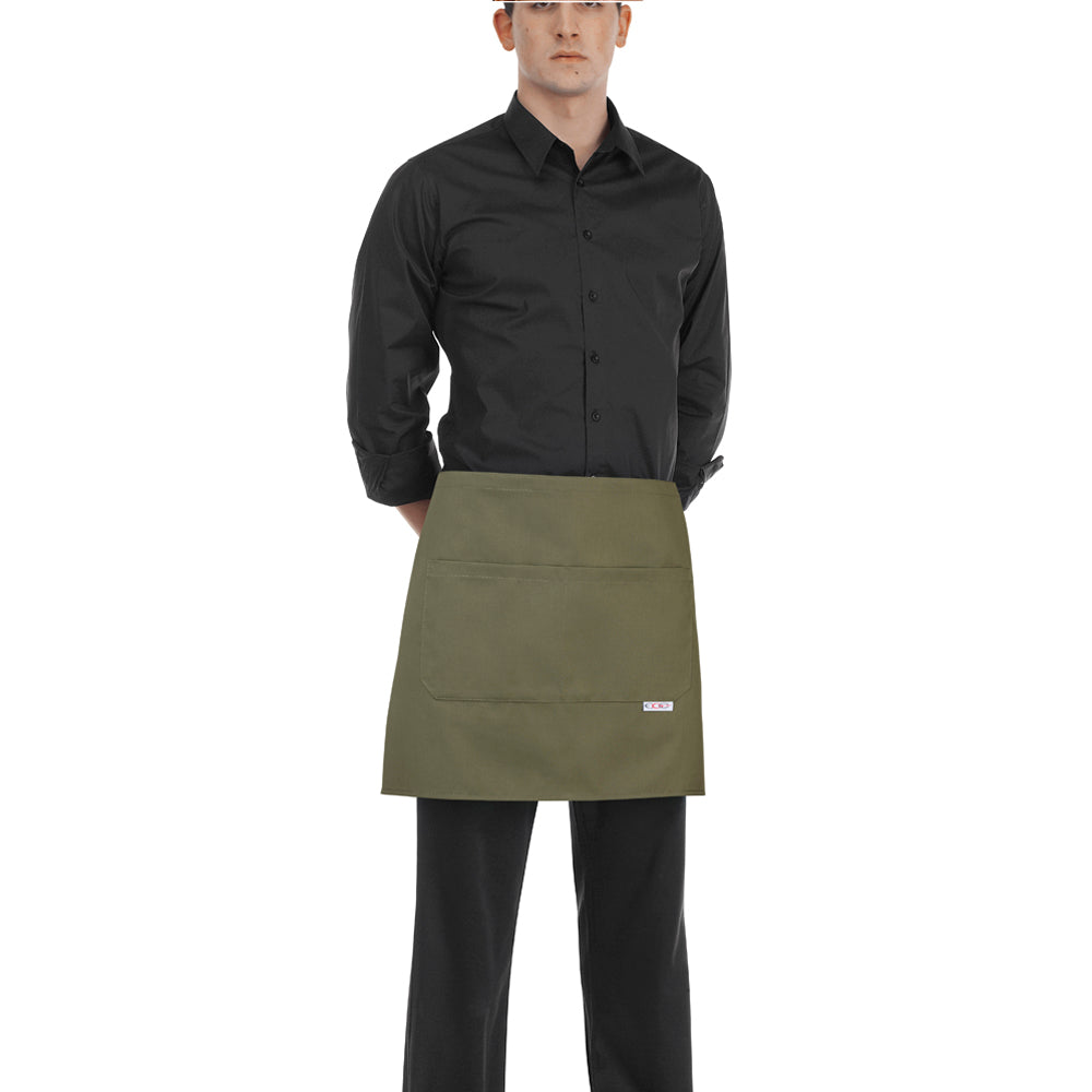 Gastronomie-Schürze Barman – Olive green – Bild 1