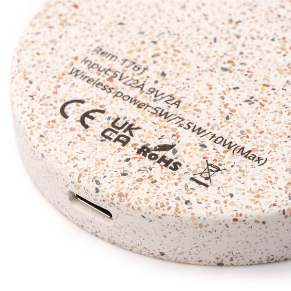 LADEGERÄTE SILES – aus Recycelter Terrazzo-Stein und Bambus. – Bild 5