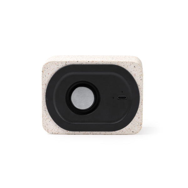 BLUETOOTH-LAUTSPRECHER MILER – aus Recycelter Terrazzo-Stein und Bambus. – Bild 4