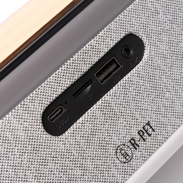 BLUETOOTH-LAUTSPRECHER MORNIX – aus RPET und Bambus – Bild 4