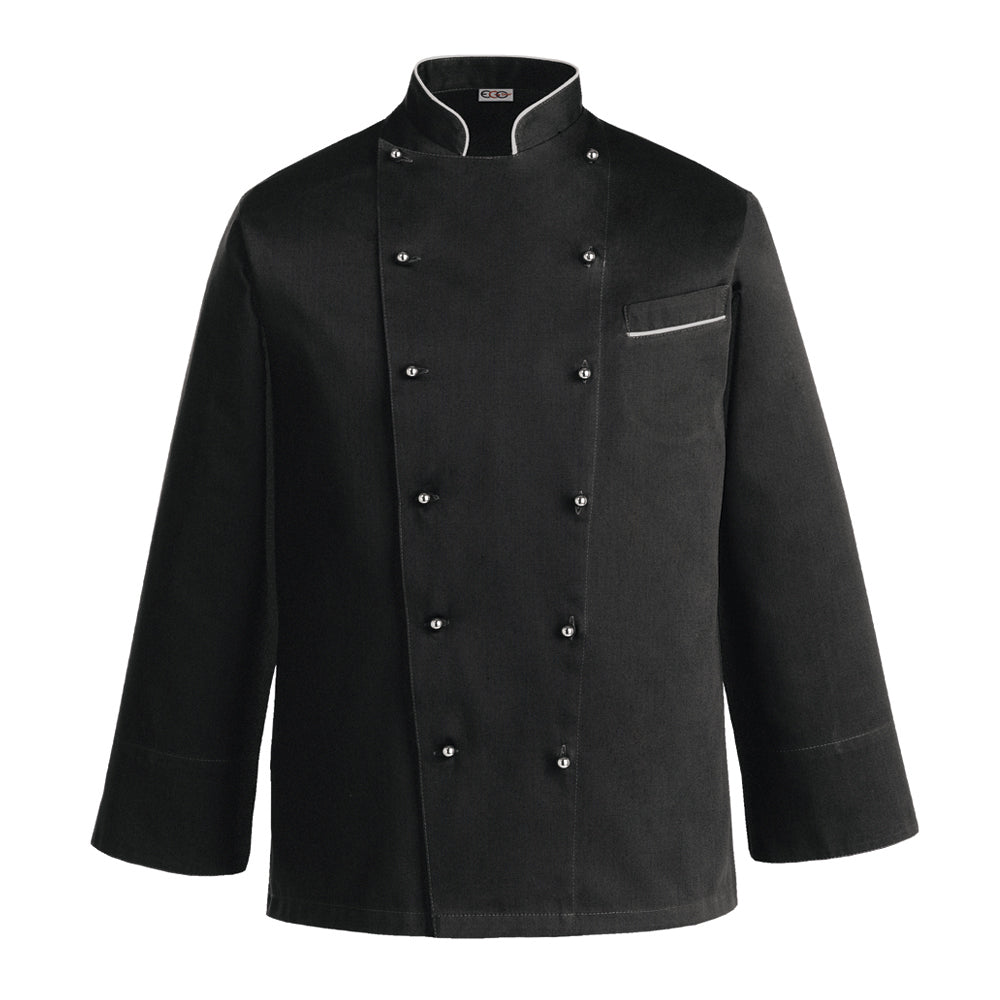 Kochjacke Fat Boy – Schwarz – Bild 1