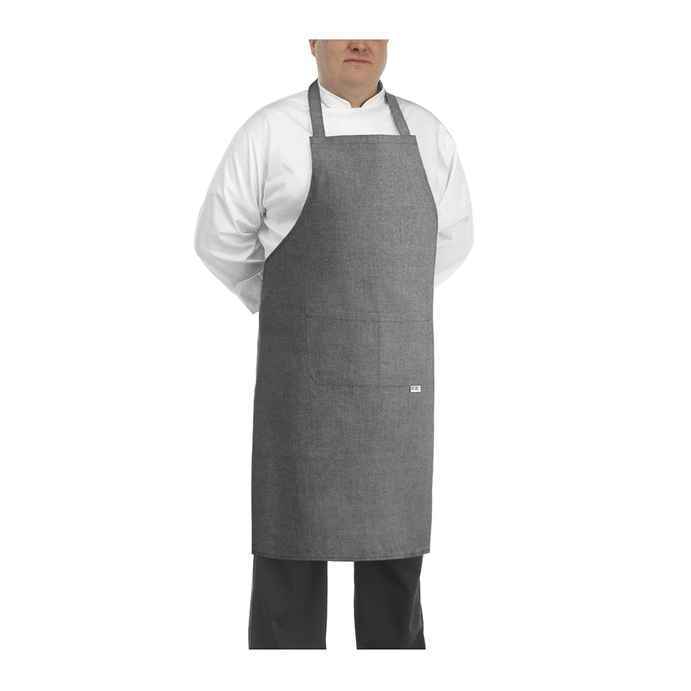 Gastronomie-Schürze Big Apron – Graumeliert – Bild 1