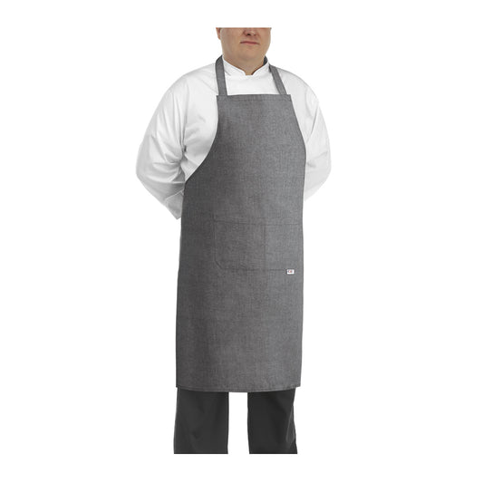 Gastronomie-Schürze Big Apron – Graumeliert – Bild 1
