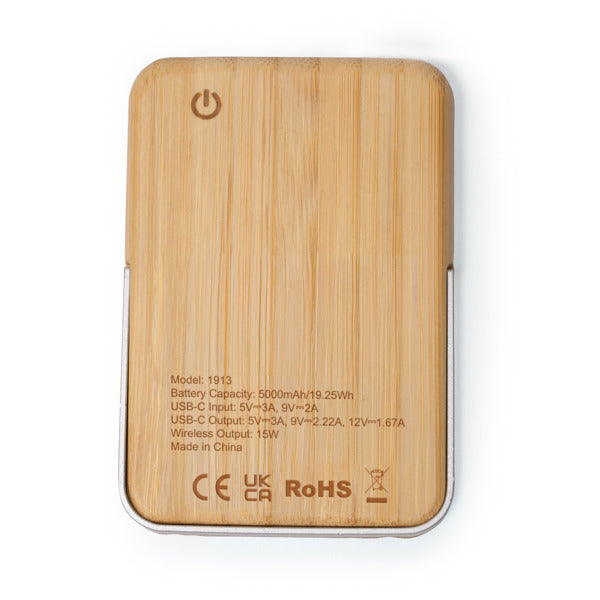 POWER BANKS YOKAS – aus Bambus mit Magnet – Bild 7