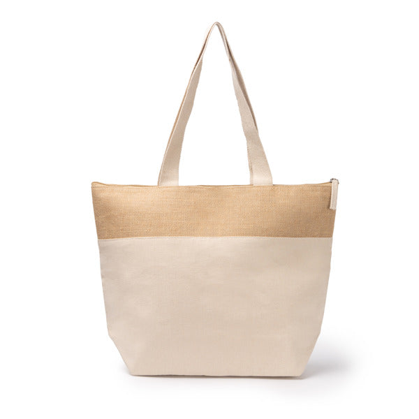 KÜHLTASCHEN MOREA – aus Baumwolle und Jute.