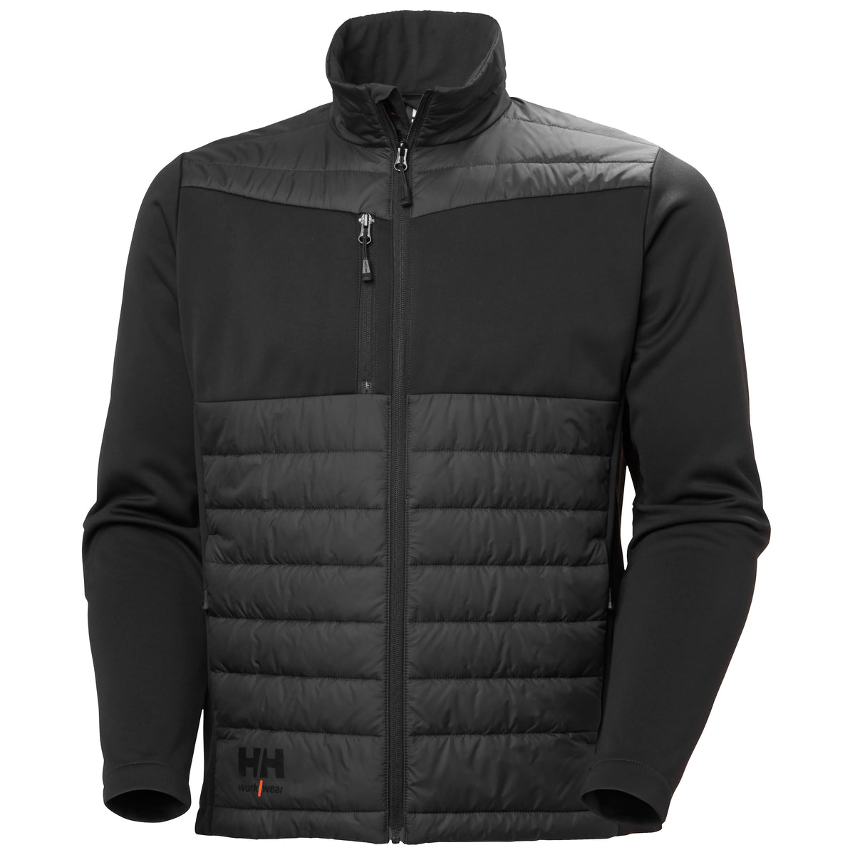 Hybrid-Arbeitsjacke Oxford 73370 mit Primaloft – Schwarz