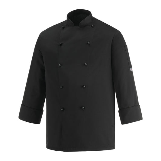 Unisex-Kochjacke Safety ML – Schwarz – Bild 1