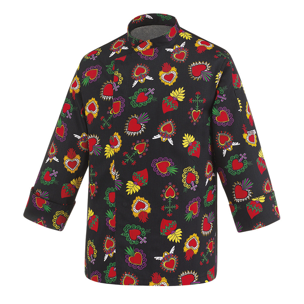 Unisex-Kochjacke Fantasy – Hearts – Bild 1
