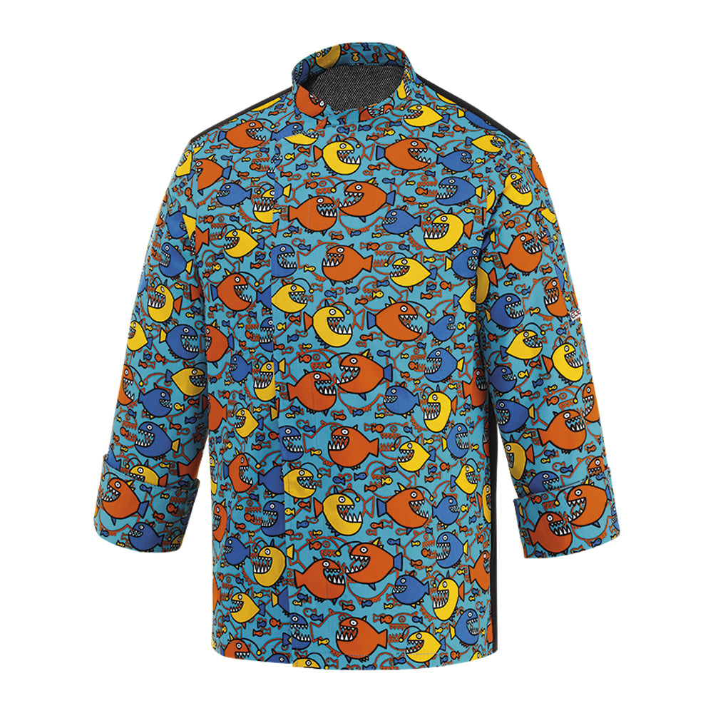 Unisex-Kochjacke Fantasy – Shark – Bild 1