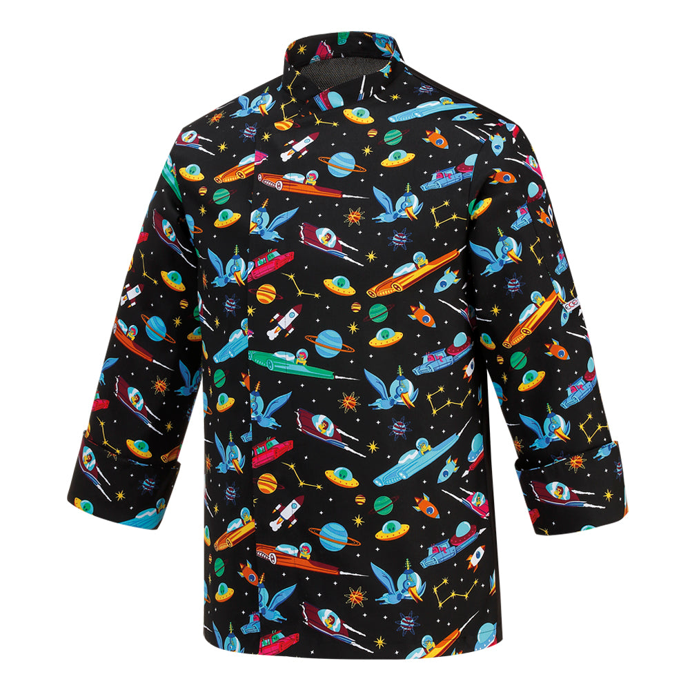 Unisex-Kochjacke Fantasy – Space – Bild 1