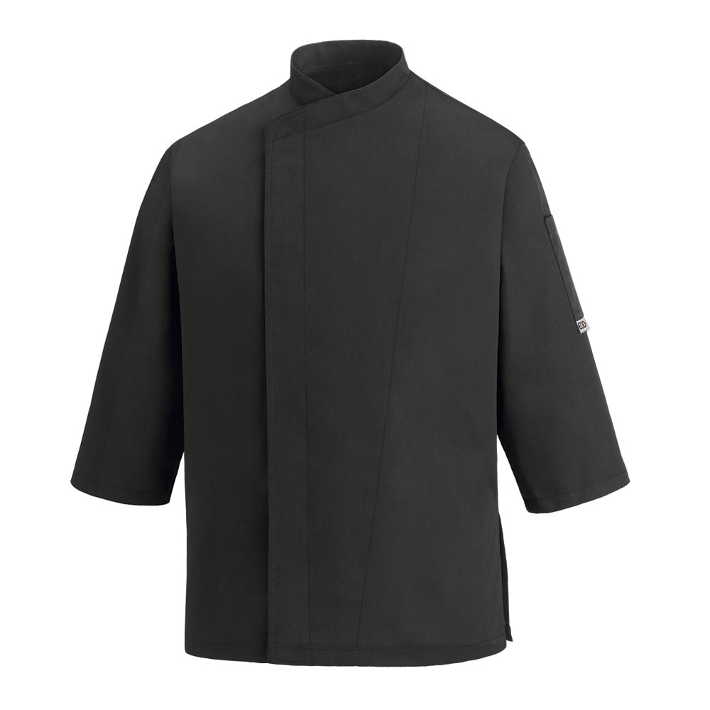 Unisex-Kochjacke 3/4 Sleeves – Schwarz – Bild 1