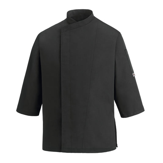 Unisex-Kochjacke 3/4 Sleeves – Schwarz – Bild 1