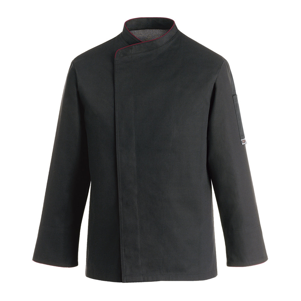 Unisex-Kochjacke Comfort – Schwarz – Bild 1