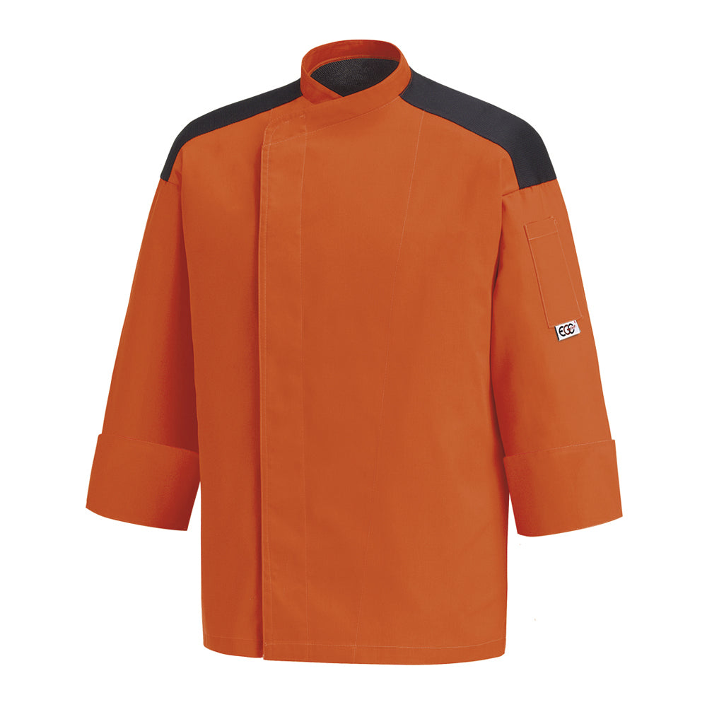 Unisex-Kochjacke First – Orange – Bild 1