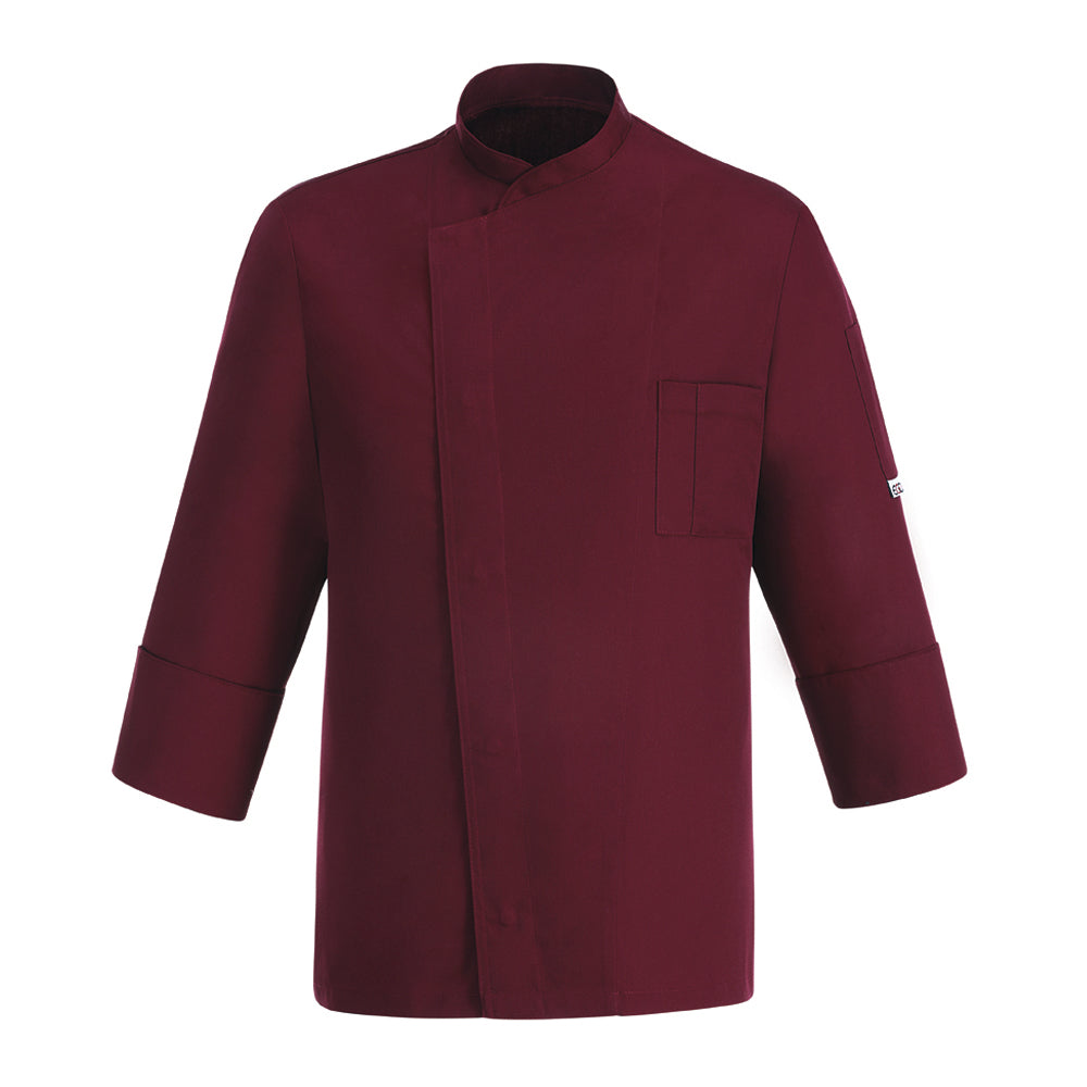Unisex-Kochjacke Cheap – Bordeauxrot – Bild 1