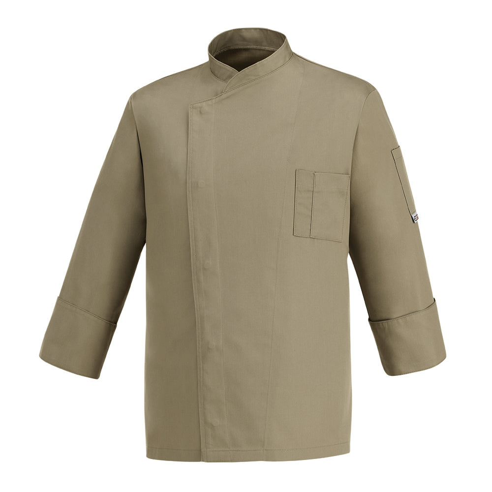 Unisex-Kochjacke Cheap – Khaki – Bild 1