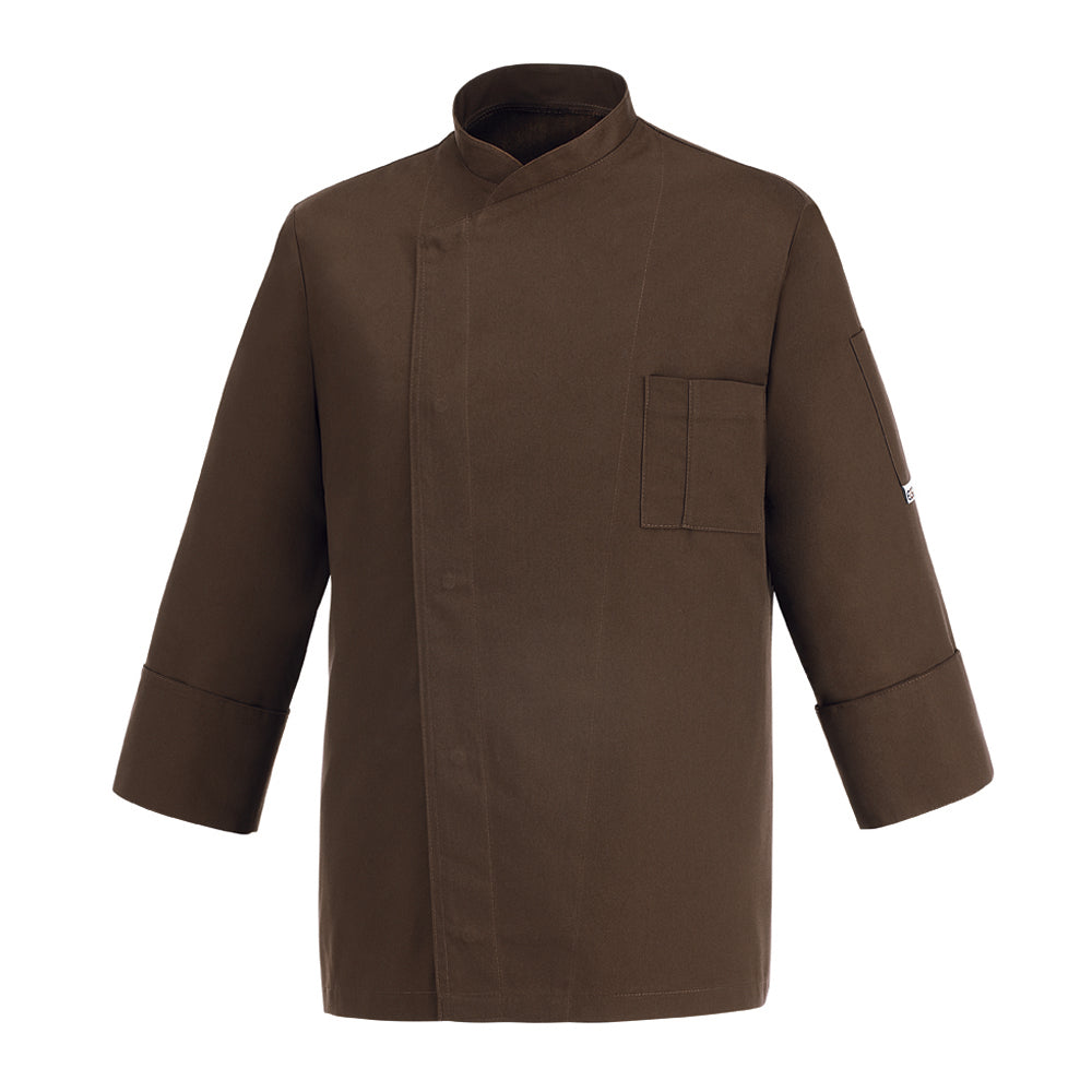Unisex-Kochjacke Cheap – Braun – Bild 1