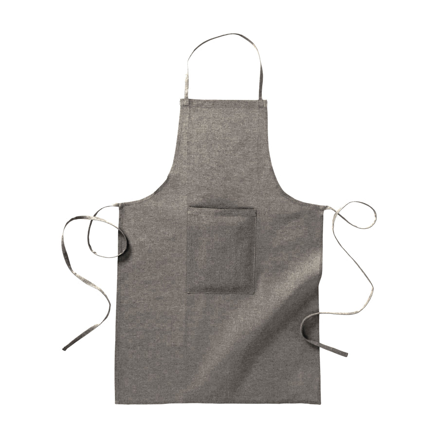Lange Schürze aus recycelter Baumwolle - 150 g/m2