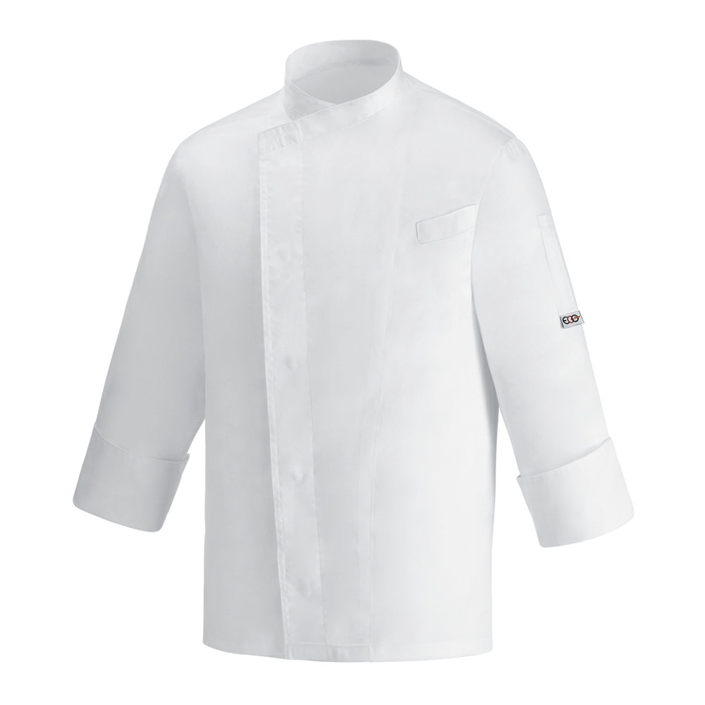 Unisex-Kochjacke Poirot – Weiß – Bild 1