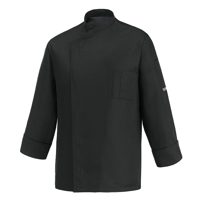 Unisex-Kochjacke Ottavio ML – Schwarz – Bild 1