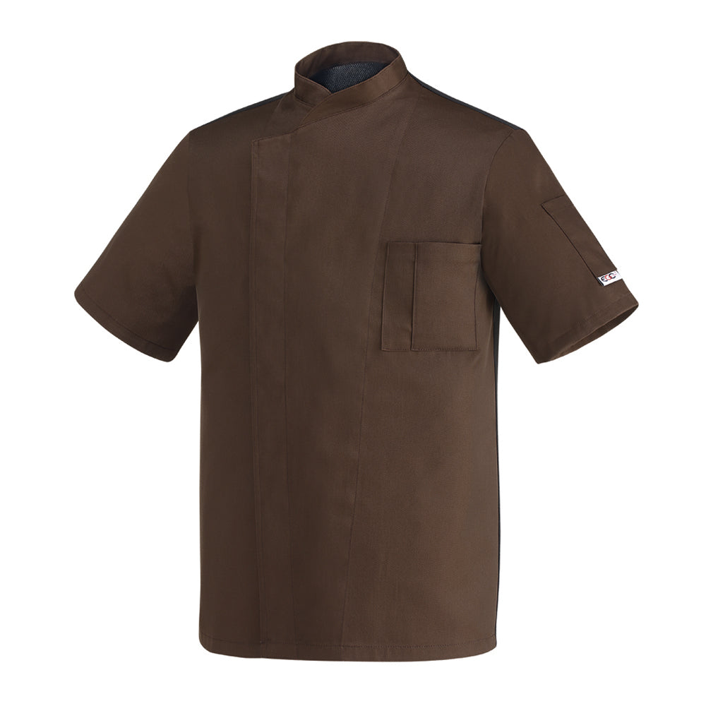 Unisex-Kochjacke Ottavio MM – Braun – Bild 1