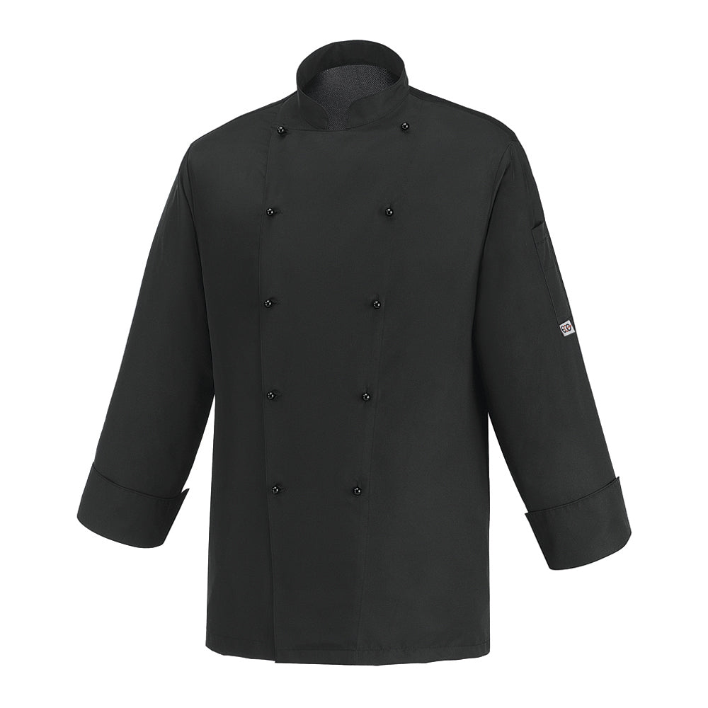 Unisex-Kochjacke Ice – Schwarz – Bild 1
