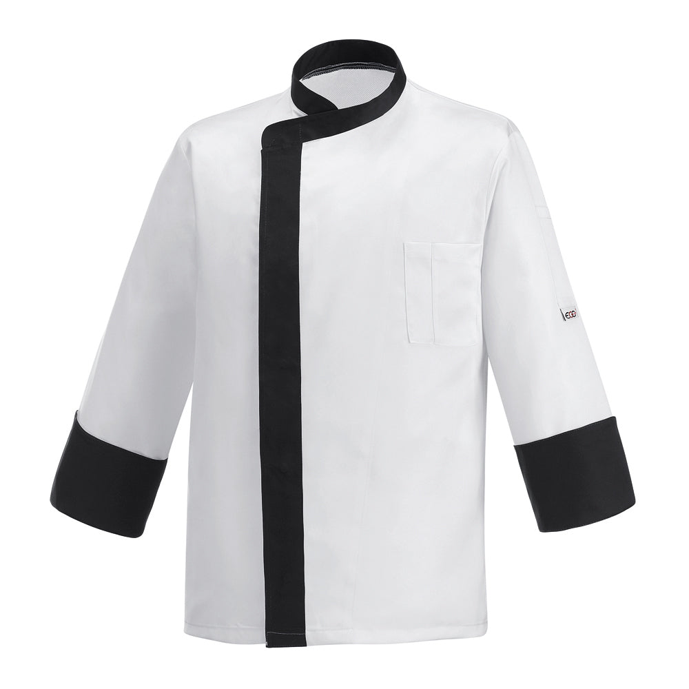 Unisex-Kochjacke Band – Schwarz – Bild 1