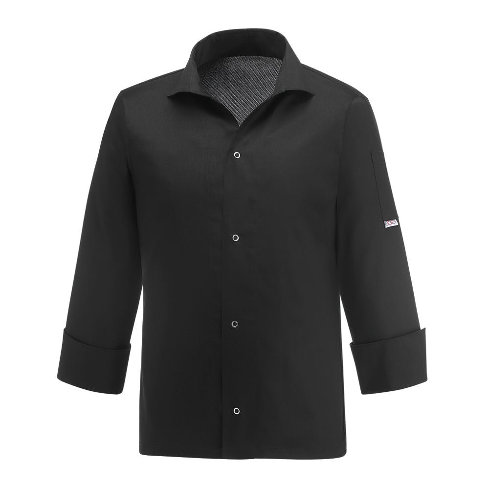 Unisex-Kochjacke Vip – Schwarz – Bild 1
